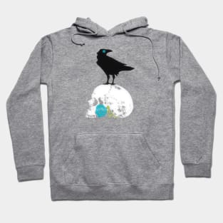 The Raven and the Blue Rose Hoodie